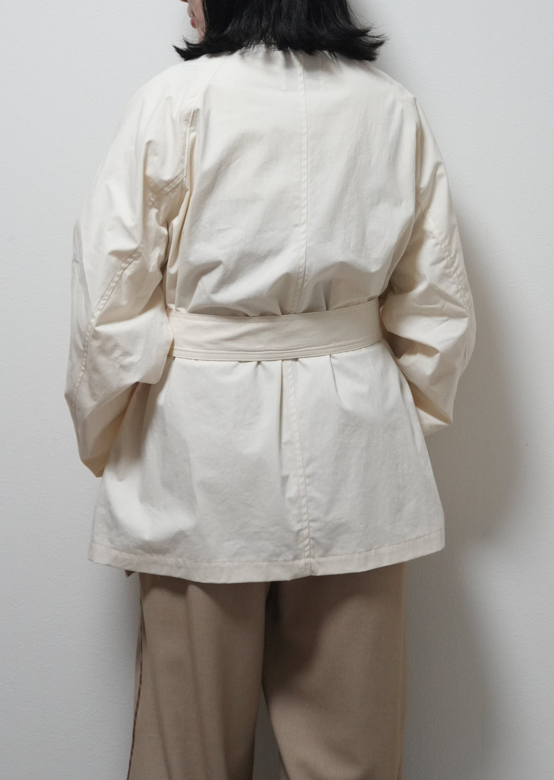 small flower spinklet rench half coatスモールフラワートレンチ