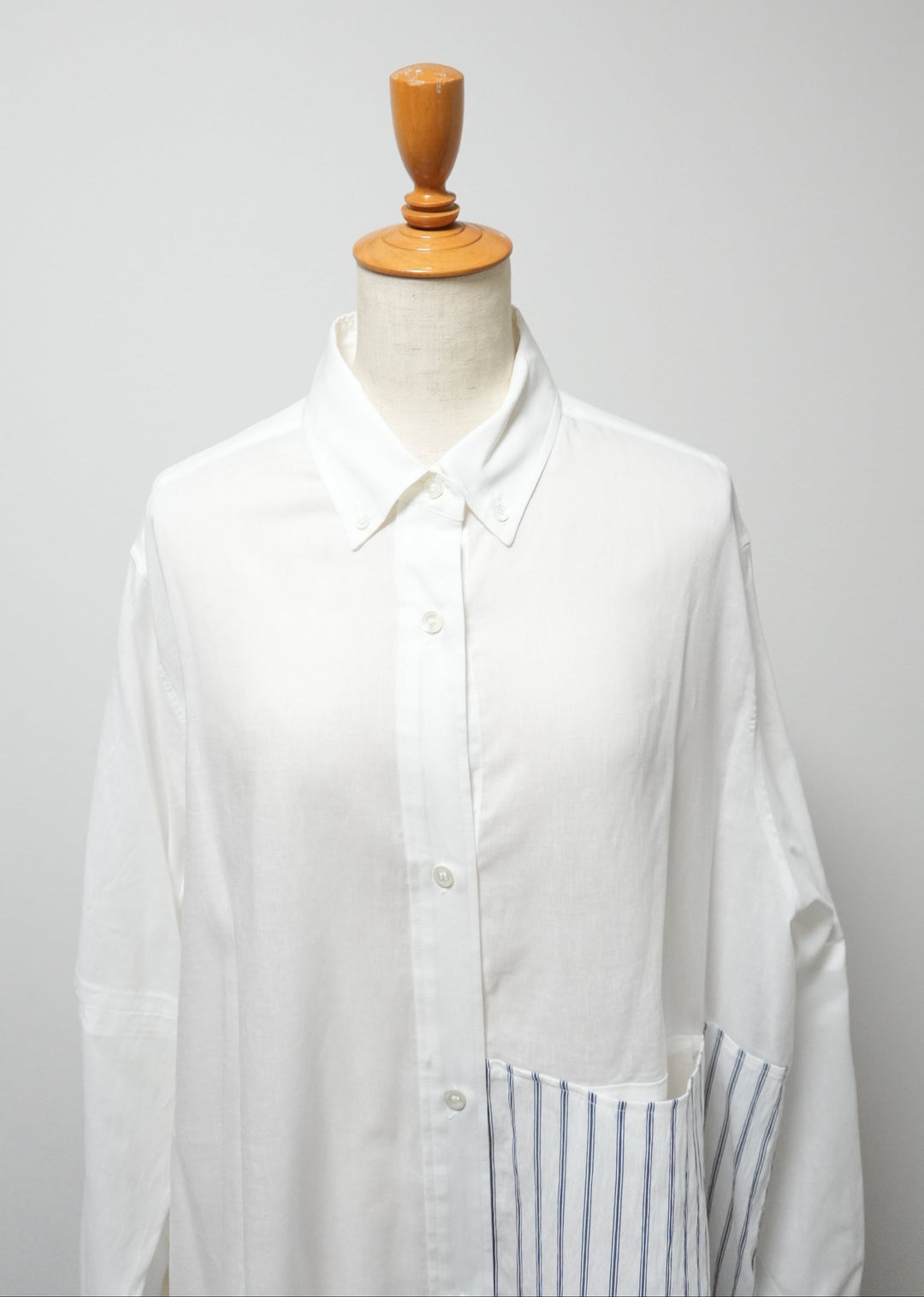新作】switching long shirtスイッチングロングシャツ/K261-67153