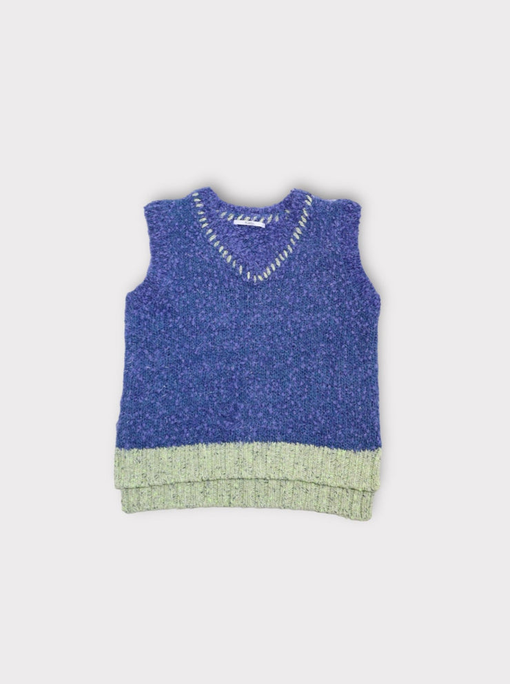 【第1位】Feather yarn vest/K236-61044