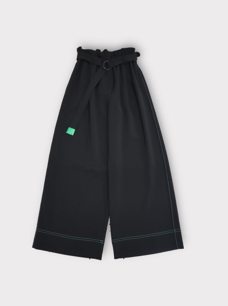 Color stitch high waist pants/K236-64111