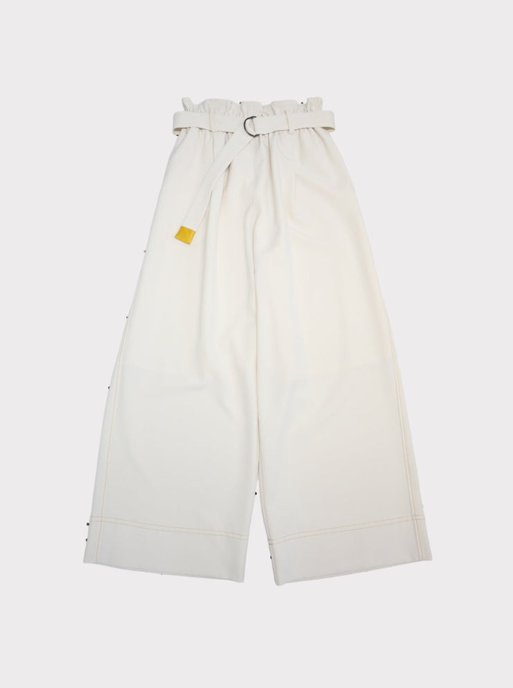 Color stitch high waist pants/K236-64111