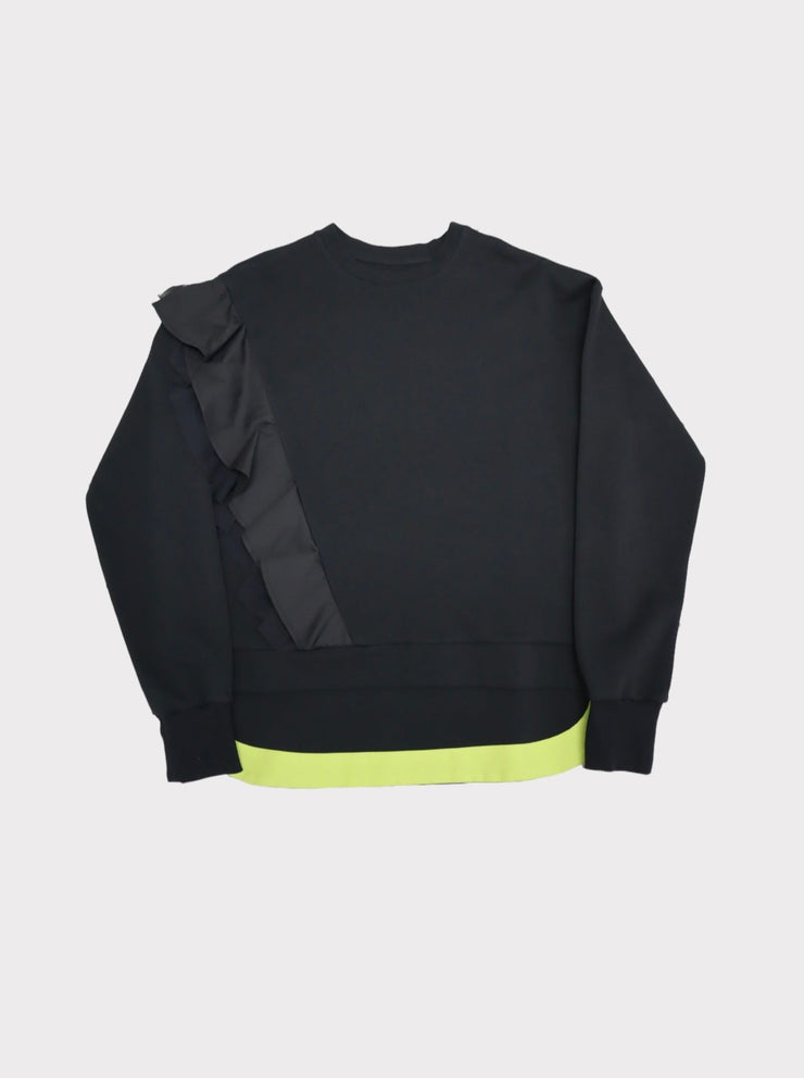 Shoulder fril pullover/K236-6217