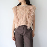 Frill tulle vest/K246-62224