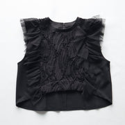 Frill tulle vest/K246-62224