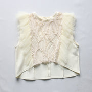 Frill tulle vest/K246-62224