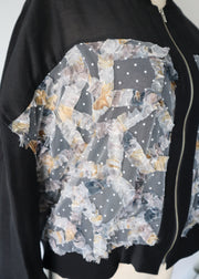 front dot×ribon blouson/K256-68138