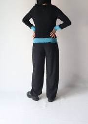 front dot×ribon easy pants/K256-64163