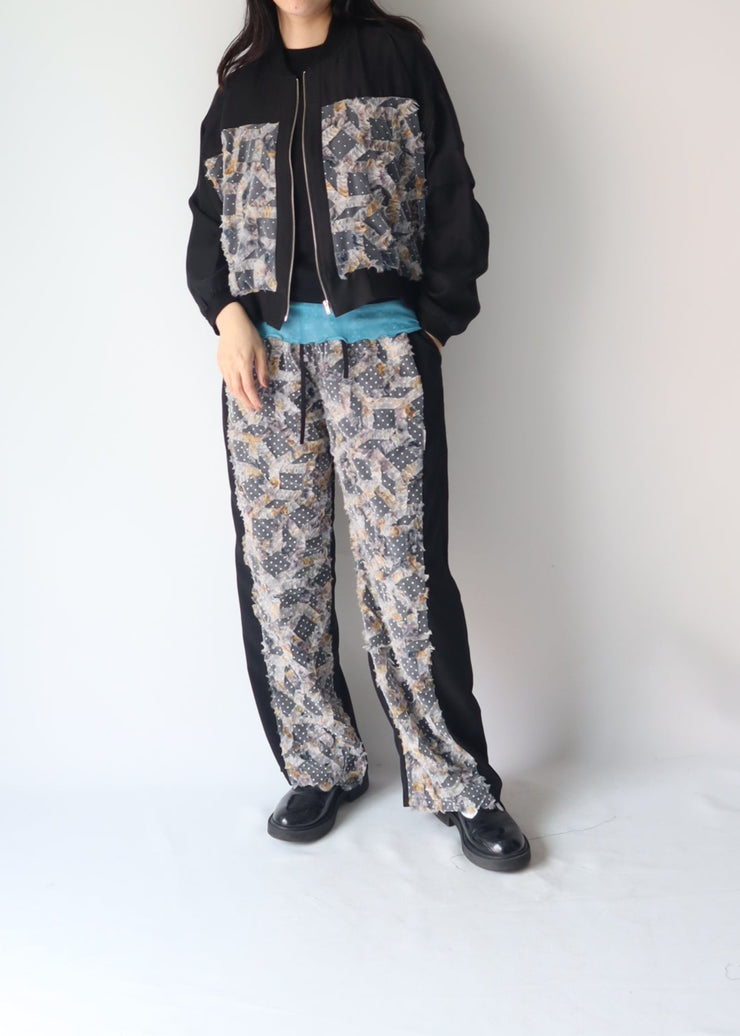 front dot×ribon easy pants/K256-64163