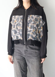 front dot×ribon blouson/K256-68138