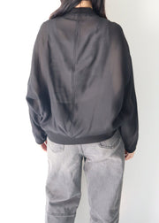 front dot×ribon blouson/K256-68138