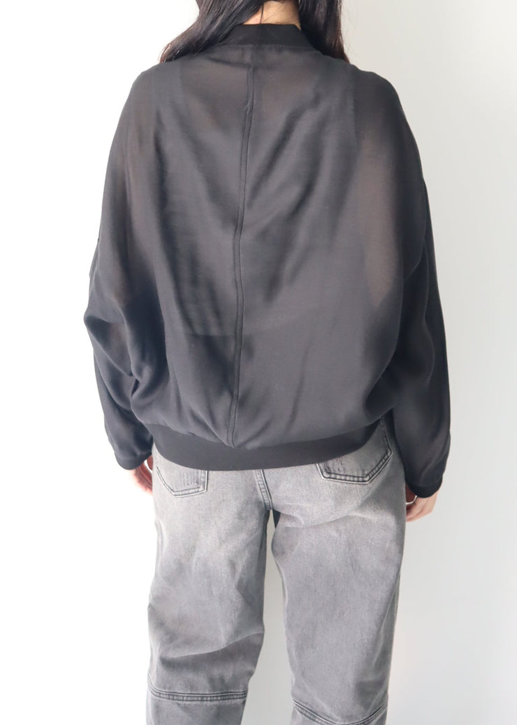 front dot×ribon blouson/K256-68138
