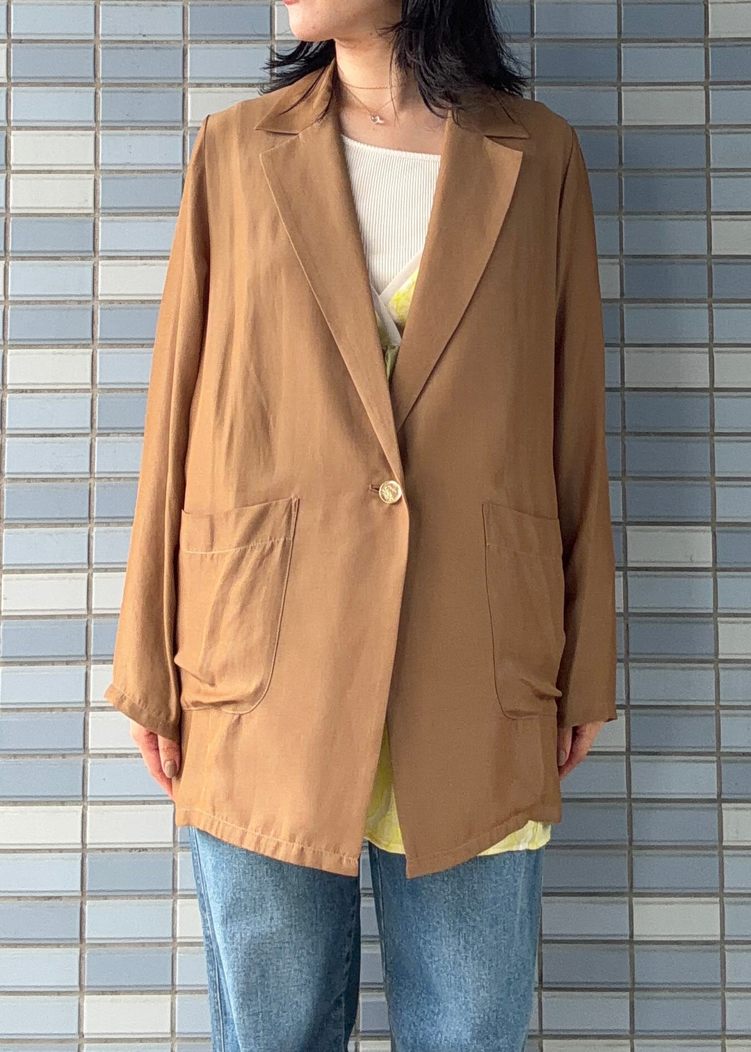 新作】sier tailored jacket シアーテーラードジャケット/K263-68161