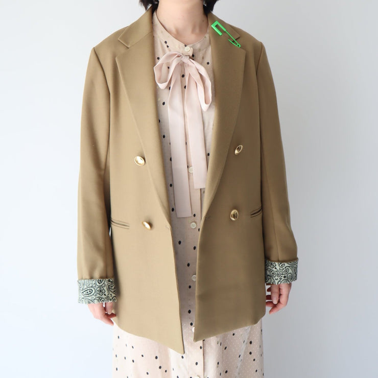 Double tailored jacket /K246-68115