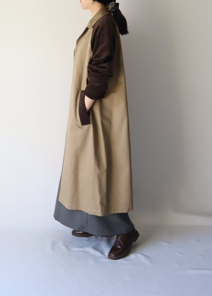 【新作】Flower Spot Trench Coat/K256-68142