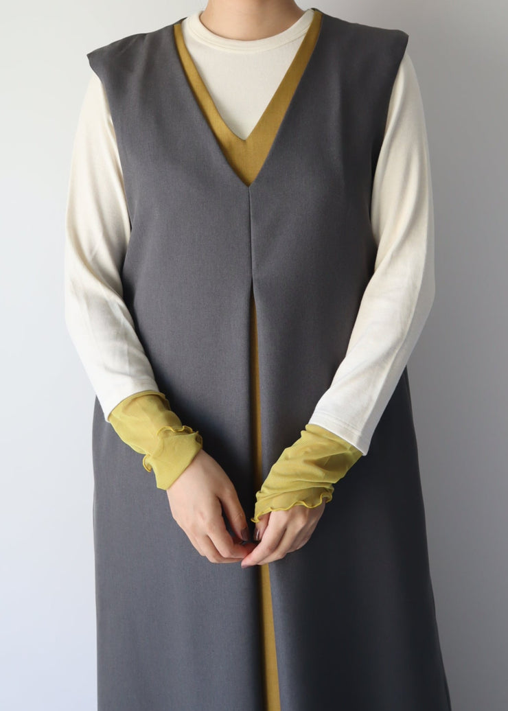 v neck one-piece/K256-67145