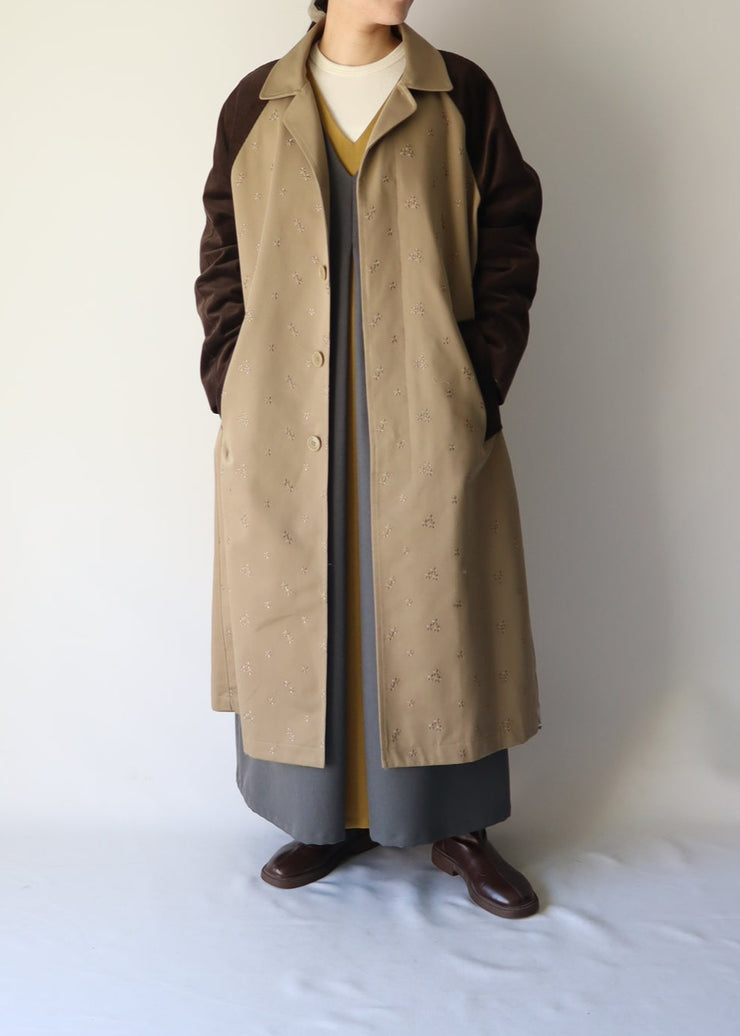【新作】Flower Spot Trench Coat/K256-68142