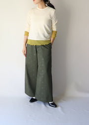 【新作】Flower spot pants/K256-64166
