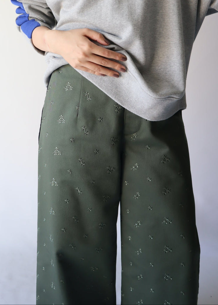 【新作】Flower spot pants/K256-64166