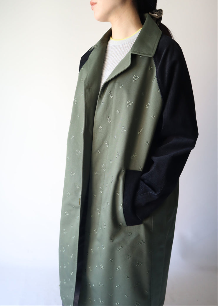 【新作】Flower Spot Trench Coat/K256-68142