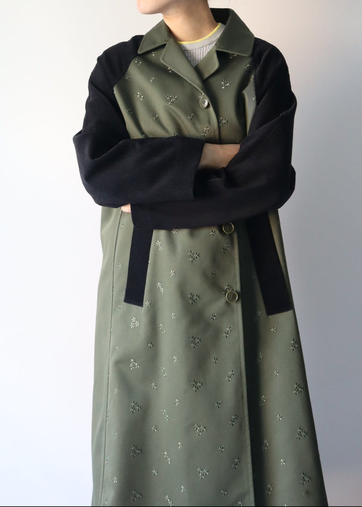【新作】Flower Spot Trench Coat/K256-68142