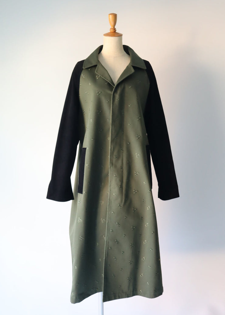 【新作】Flower Spot Trench Coat/K256-68142