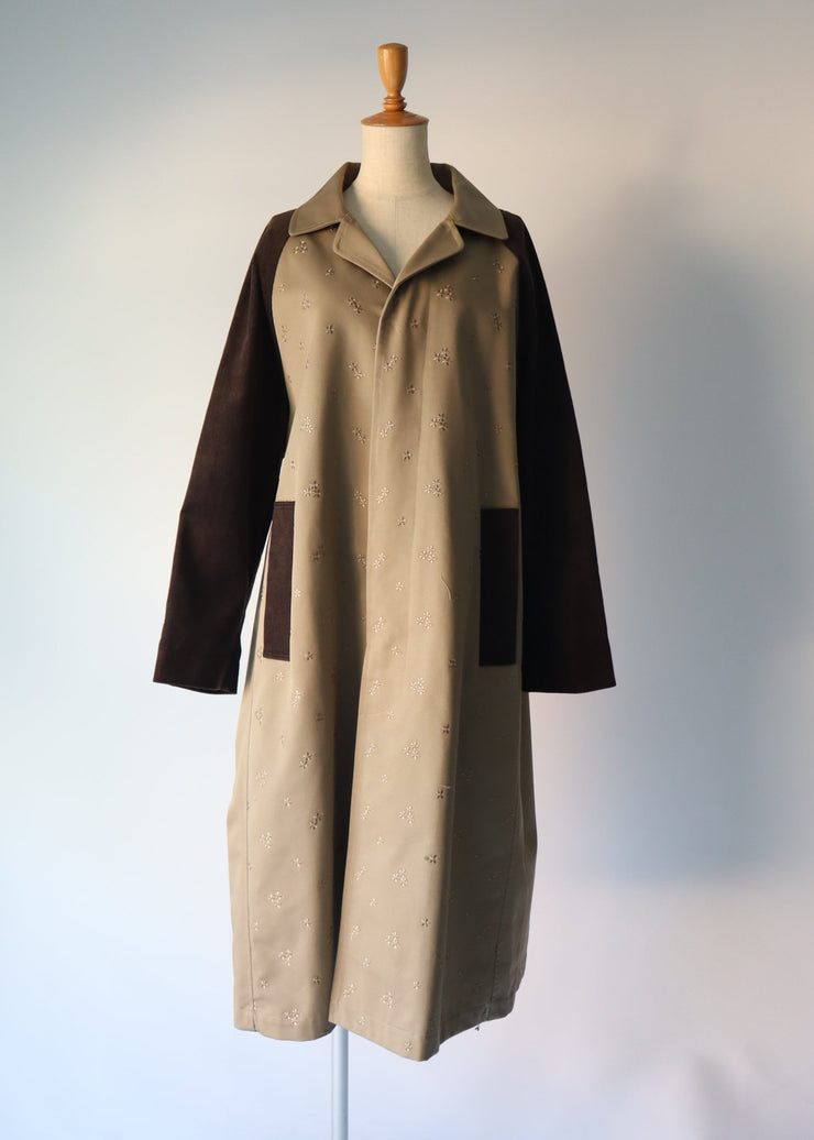 【新作】Flower Spot Trench Coat/K256-68142