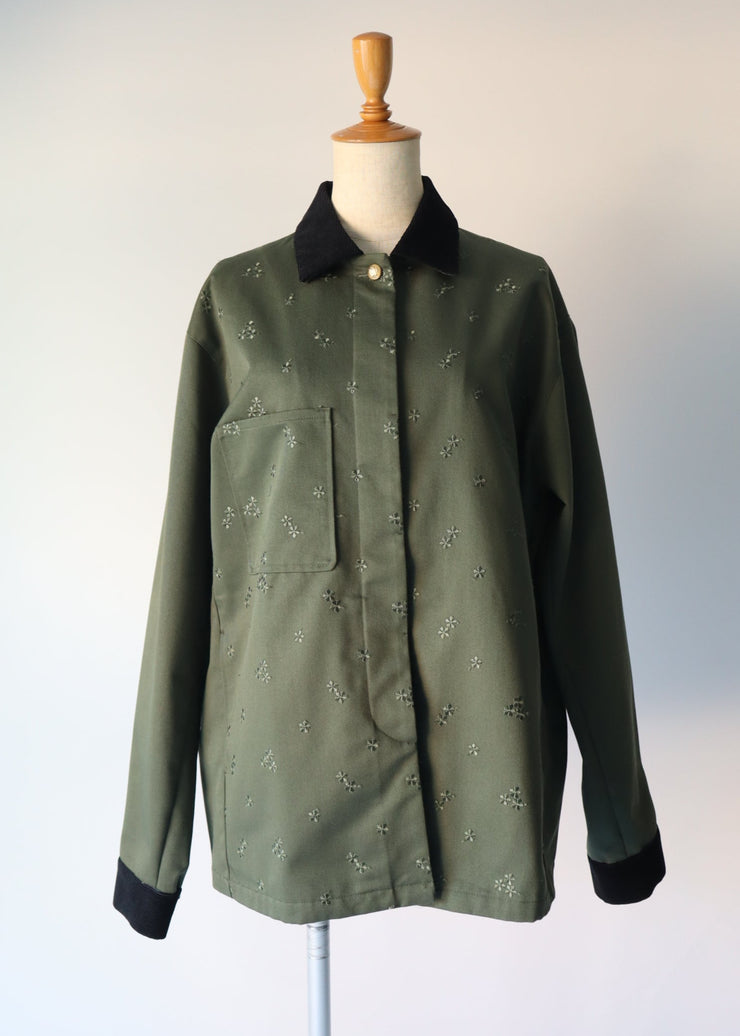 【新作】Flower spot coveralls/K256-68141