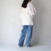 Sleeve volume tops/K246-62222