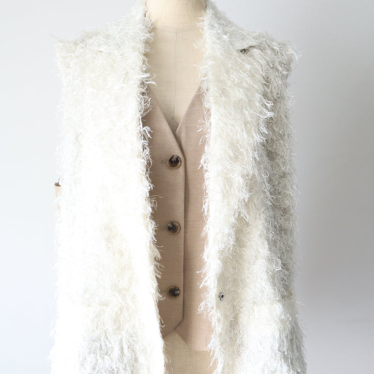 【第5位】Shaggy vest in vest /K246-68116