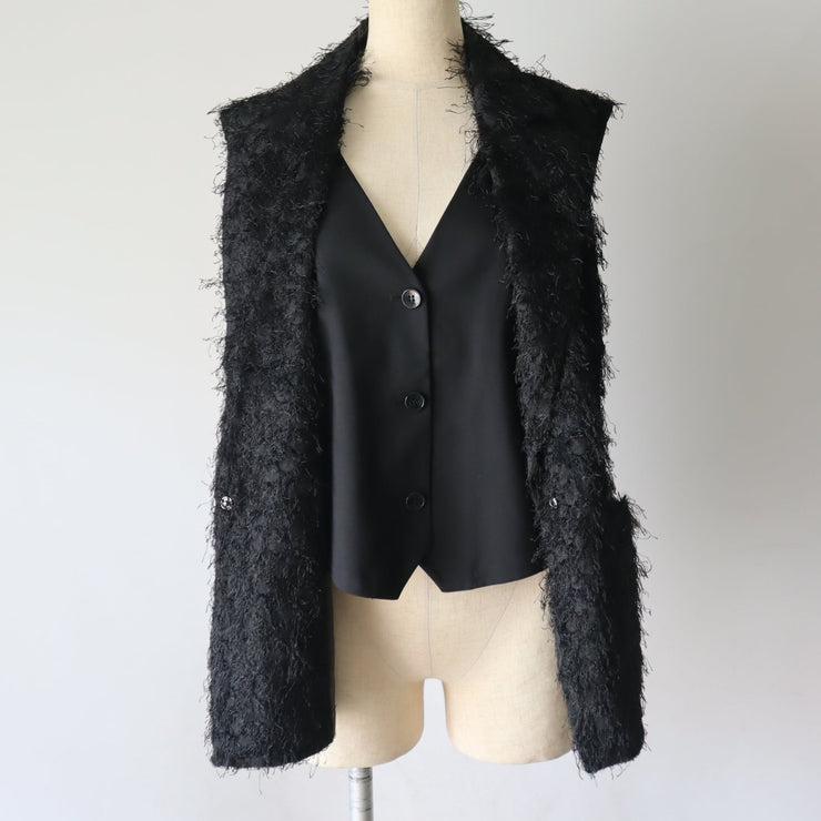 【第5位】Shaggy vest in vest /K246-68116