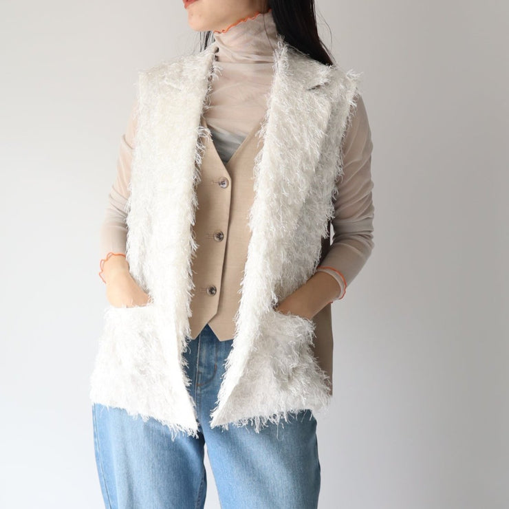 【第5位】Shaggy vest in vest /K246-68116