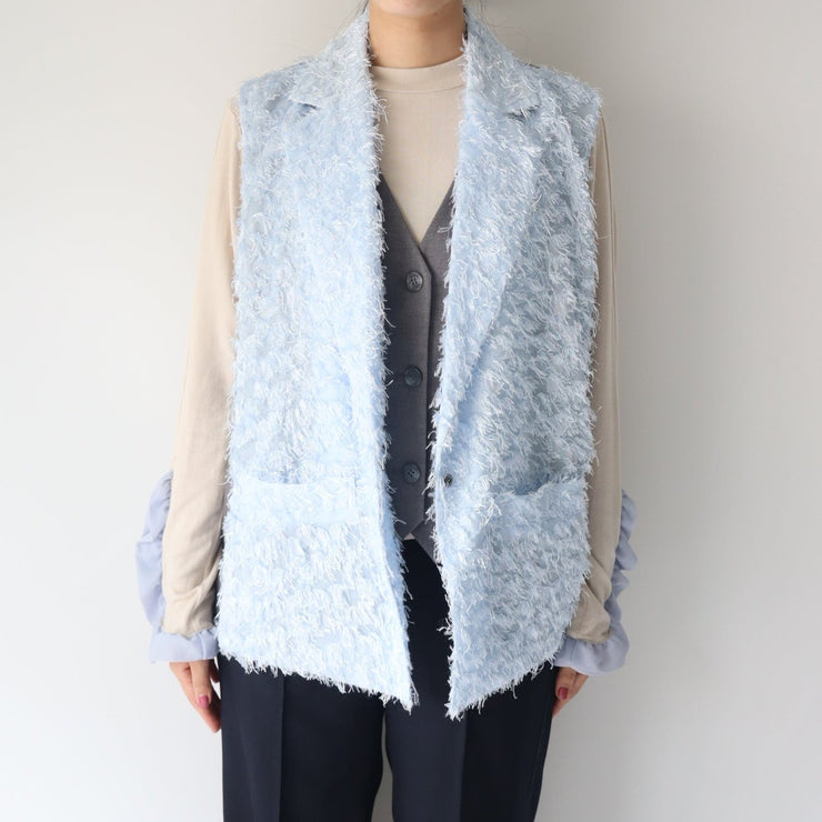 【第5位】Shaggy vest in vest /K246-68116