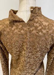 lace high neck tops/K256-62263