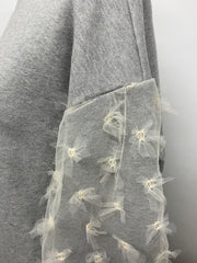 【新作】sleeve cut jacquard pullover/K256-62276