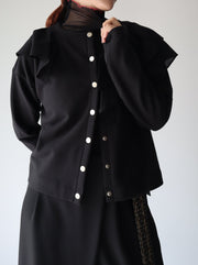 【第1位】Tulle high neck tops/K236-62188