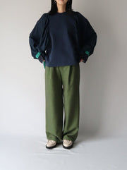 Pocket  jacquard pants/K236-64116
