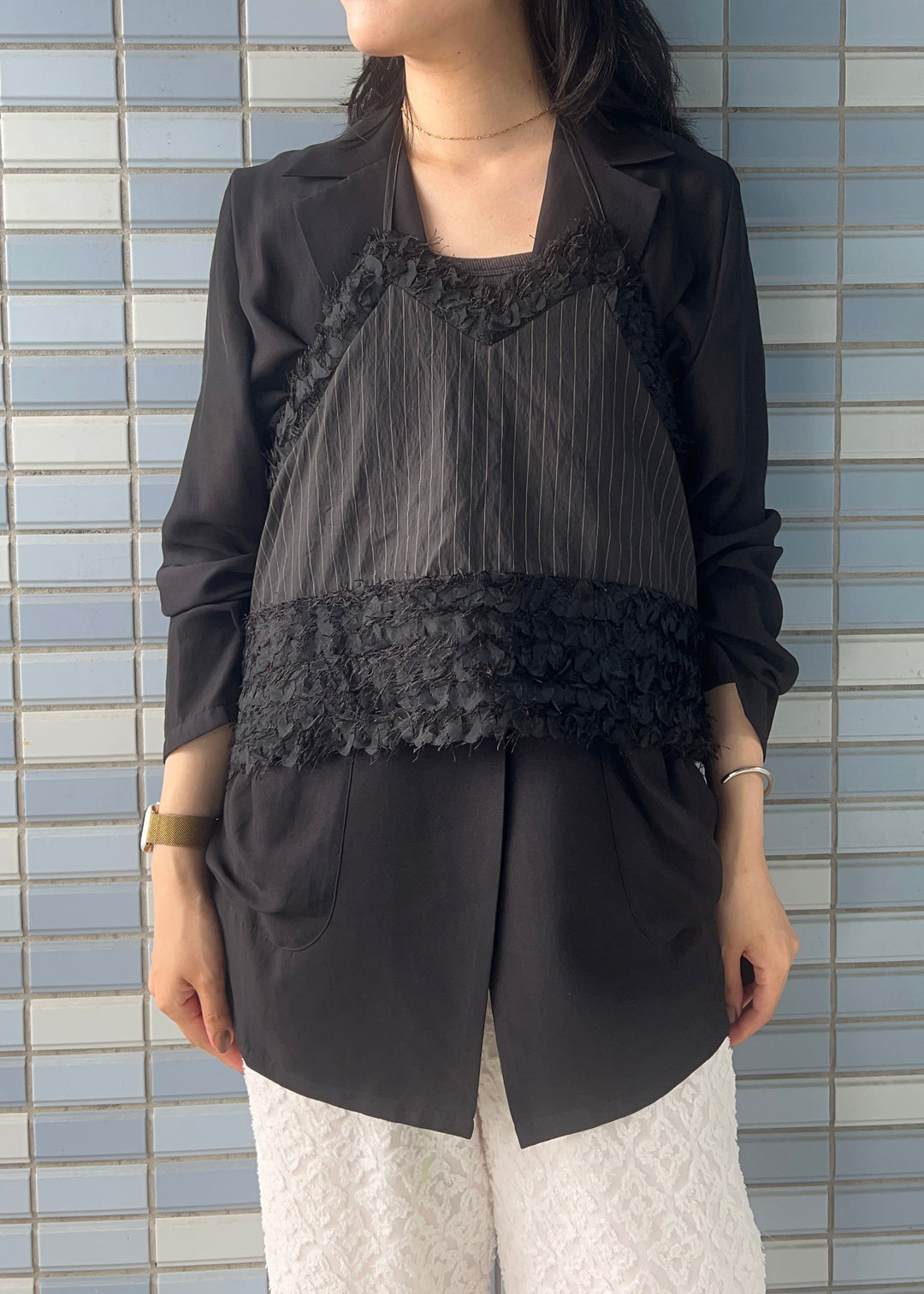新作】sier tailored jacket シアーテーラードジャケット/K263-68161