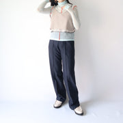 Center press stitch pants/K246-64142