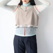 【第3位】Center color sheer knit/K246-61049