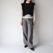 Center press stitch pants/K246-64142