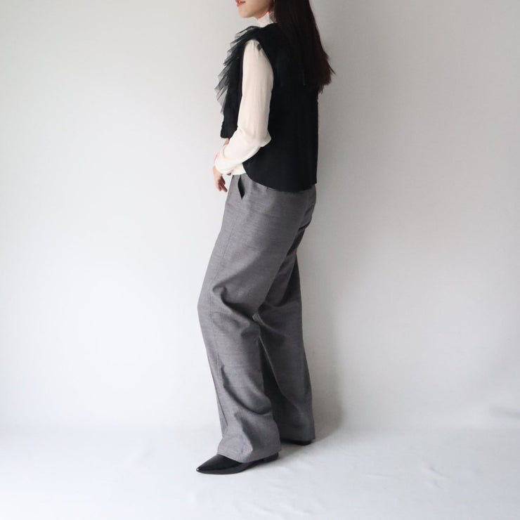 Center press stitch pants/K246-64142