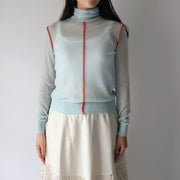 【第3位】Center color sheer knit/K246-61049