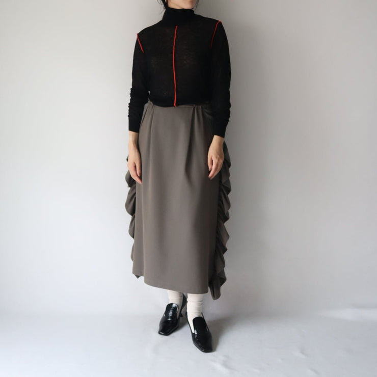 【第3位】Center color sheer knit/K246-61049