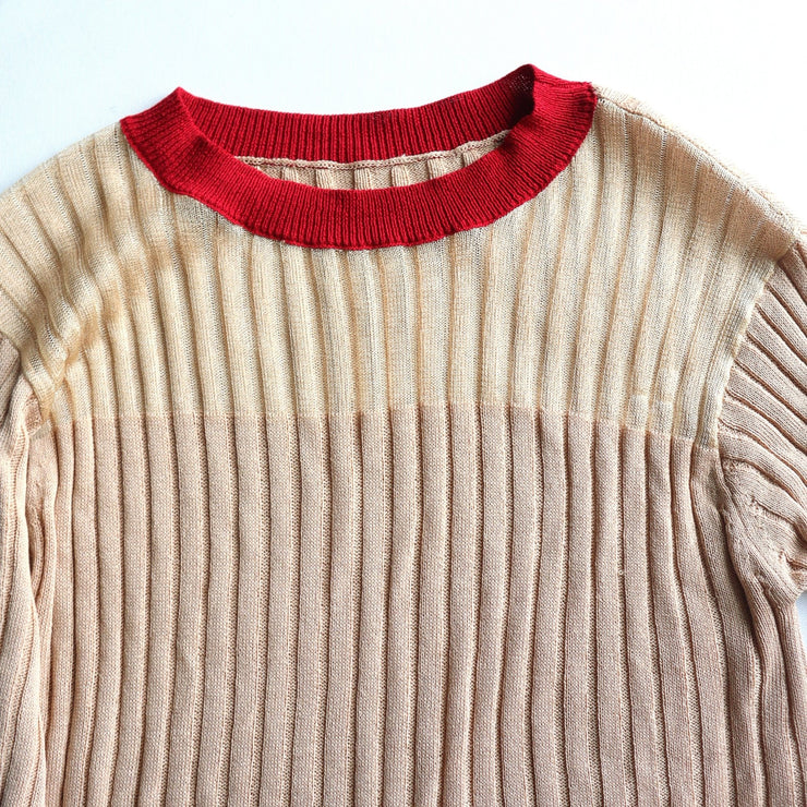 【第4位】Bicolor rib knit/K246-61050