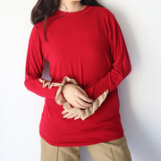 Sleeve frill inner tops/K246-62229