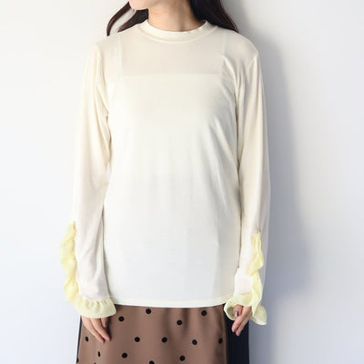 【第3位】Sleeve frill inner tops/K246-62229