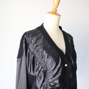 Front satin cardigan/K246-61047