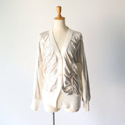 Front satin cardigan/K246-61047