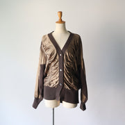 Front satin cardigan/K246-61047