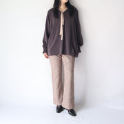 Tweed flare pants/K246-64149